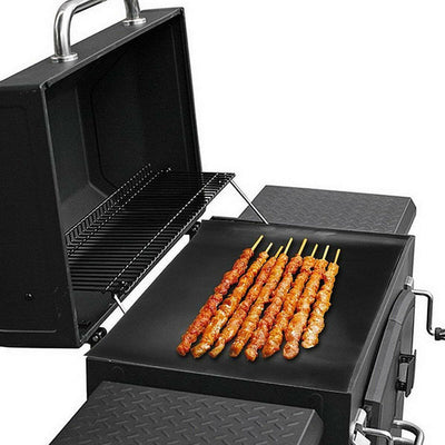 Grill Mats Set of 6 Non Stick Barbecue BBQ Cooking Pad Mat Bake Reusable Garden
