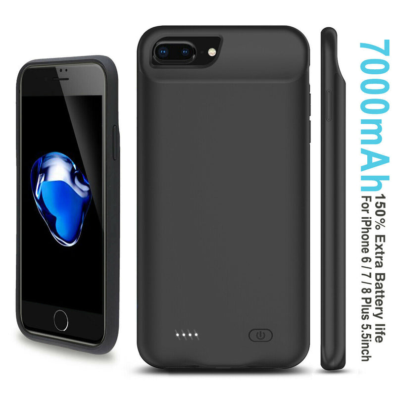 Apple iPhone 6/6s/7/8 (4.7") Rechargeable Extended Battery Case - High Capacity