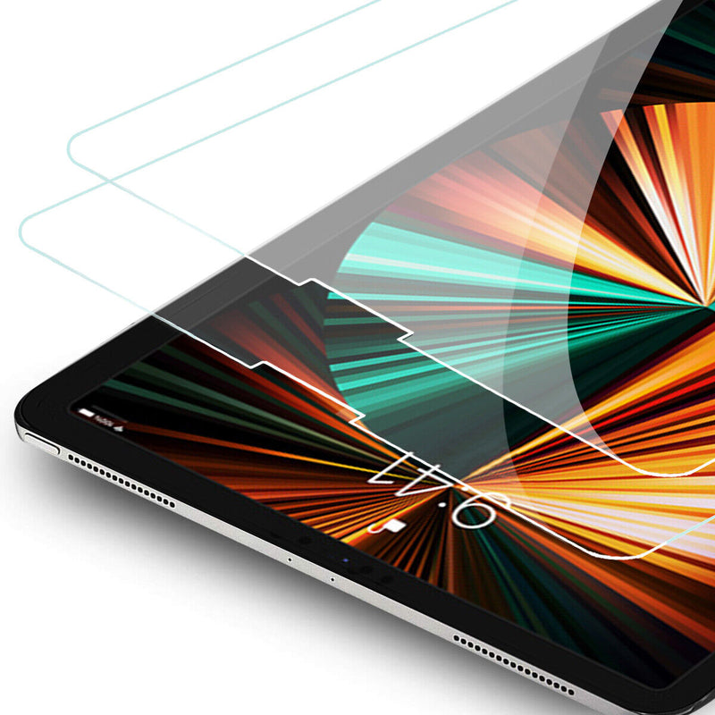FOR 2021 iPad Pro 12.9" 5th M1 [Anti Scratch] HD 9H Tempered Glass Guard, 2-Pack