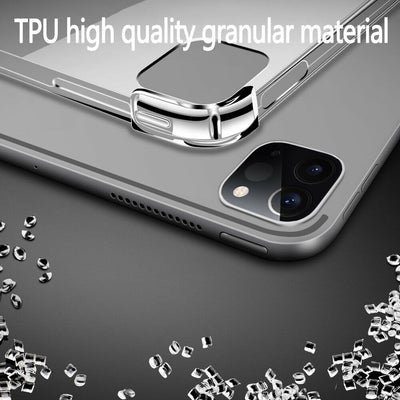For Apple iPad 9th Gen 10.2inch Shock Absorption TPU Bumper Cushion Case - Clear