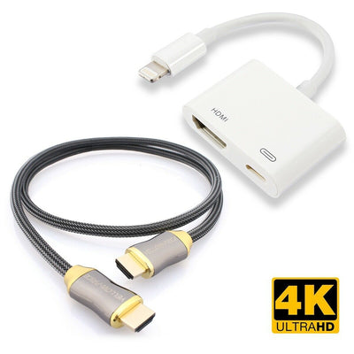 [Apple MFi Certified] Lightning to Digital AV Adapter for iPhone, iPad, iPod CA