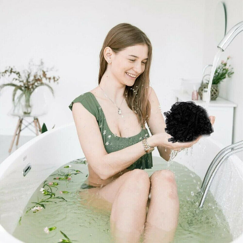 Loofah Mesh Bath Sponges, (8-Pack) Multi-Color Bath Loofah For Women Sponge Asso