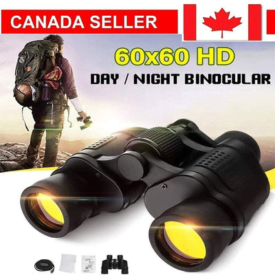 60X60 Zoom Binoculars Day/Night Vision Travel Outdoor HD Hunting Telescope CA
