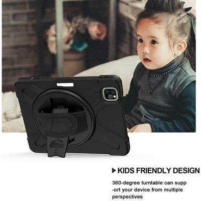 [Support Pencil Charging] Shockproof Rugged Case w/Kickstand for iPad Pro 11inch