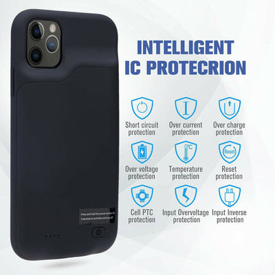 6500mAh Portable Protective Battery Case for Apple iPhone 12 / 12 Pro 6.1" 2020