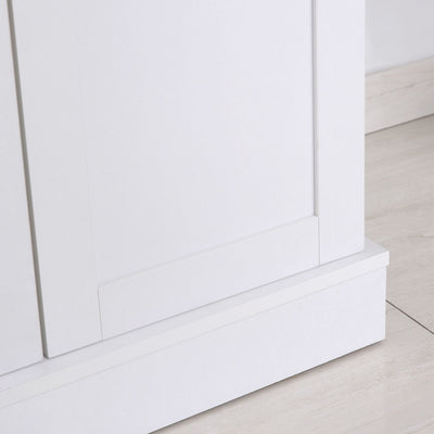 HOMCOM Freestanding Kitchen Pantry Hutch Bookcase with Drawers & Cabinets