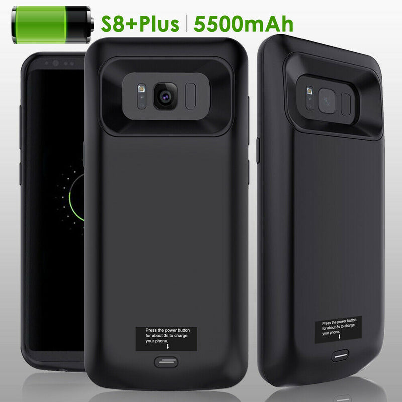 High Capacity & Slim Rechargeable Extended Charger Case for Galaxy S9 / S9 Plus
