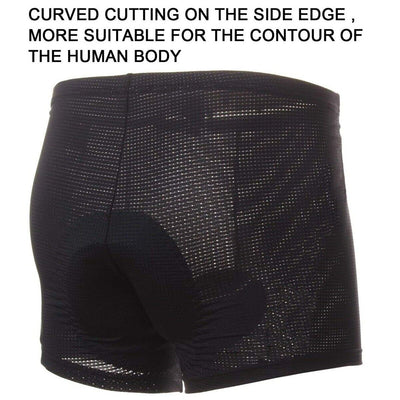 1/4-Pairs Cycling Shorts Pro 3D Gel Padded Men's Bicycle road Bike Underwear