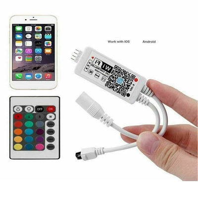 Wireless Smart WiFi LED RGB Light Strip Music Controller For Light Strips Alexa