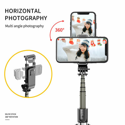 3 in 1 Mini Extendable Bluetooth Selfie Stick Tripod for iPhone 12/11/Xs/XR/8/7