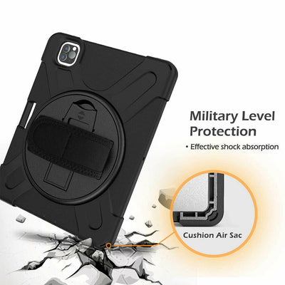 [Support Pencil Charging] Shockproof Rugged Case w/Kickstand for iPad Pro 11inch