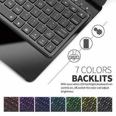 360° Rotatable Case with Backlight Keyboard for iPad Pro 11-inch 3rd Gen M1 2021