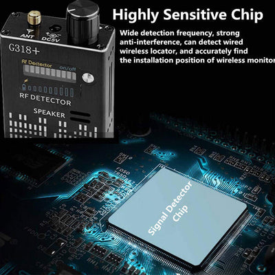 [2020 Latest Upgrade] Anti-Spy Wireless RF Signal Detector for Hidden Camera