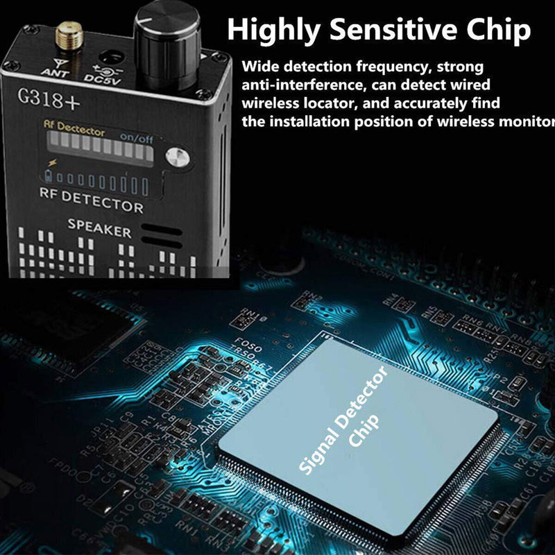 [2020 Latest Upgrade] Anti-Spy Wireless RF Signal Detector for Hidden Camera
