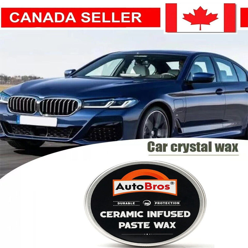 CERAMIC CAR COATING Paste Wax Infused With Ceramic High Gloss, Water Beading Wax