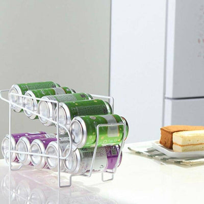Double-layer Cans Storage Holders Racks Beverage Soda Coke Beer Can Dispenser
