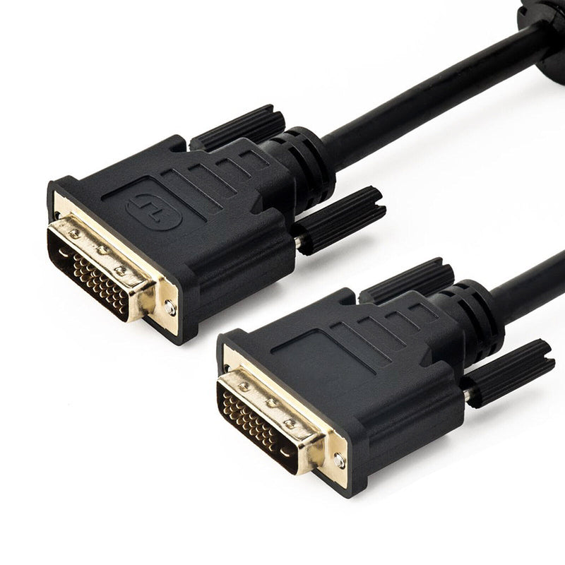 1080P DVI 24+1 Pin Male to Male 6/10/15/25FT DVI to DVI For Projector Laptop TV