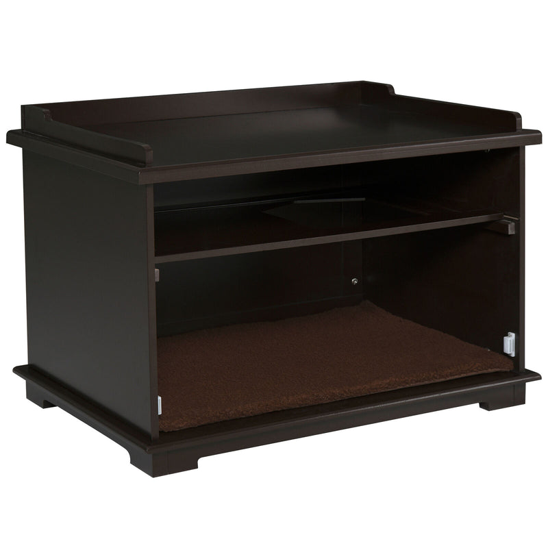 Wooden Cat Litter Box Covered Mess Free End Table Hideaway Cabinet 5056399111372