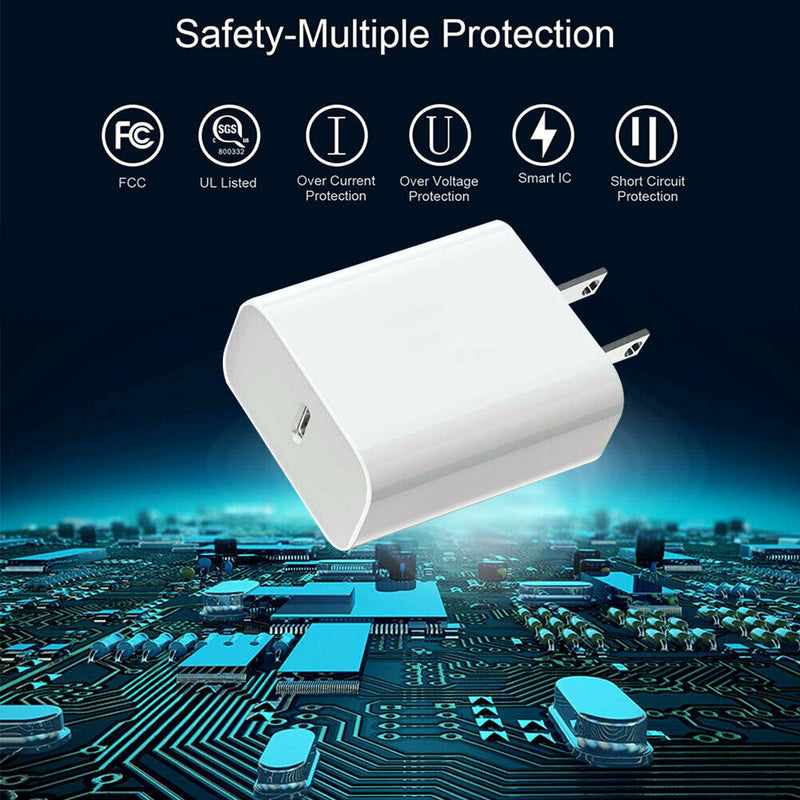 USB C Charger-18W PD Wall Charger Fast Charging for iPhone 12 Pro Max / 12 Mini