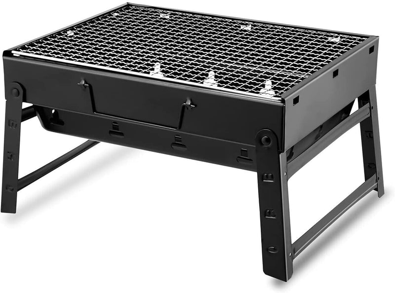 Portable Outdoor Barbeque Charcoal BBQ Grill Set Oven Foldable Carbon Grill CA