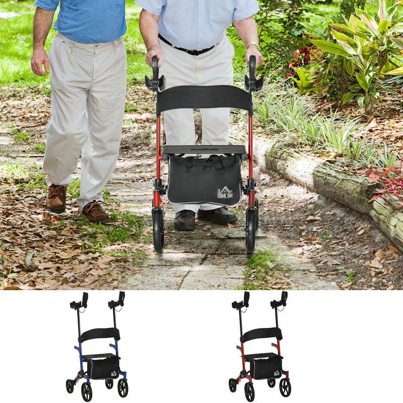 Forearm Rollator Walker for Seniors and Adults with Seat and Backrest