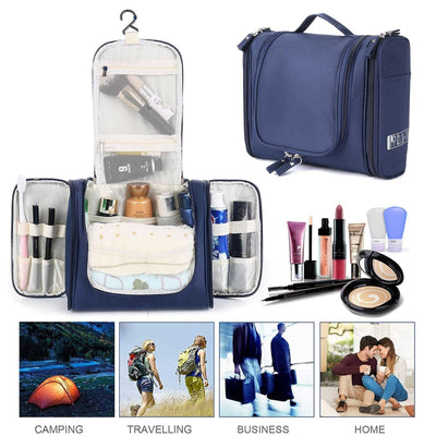Travel Toiletry Bag Waterproof Bathroom Shower Bags with Hanging Hook Men Women