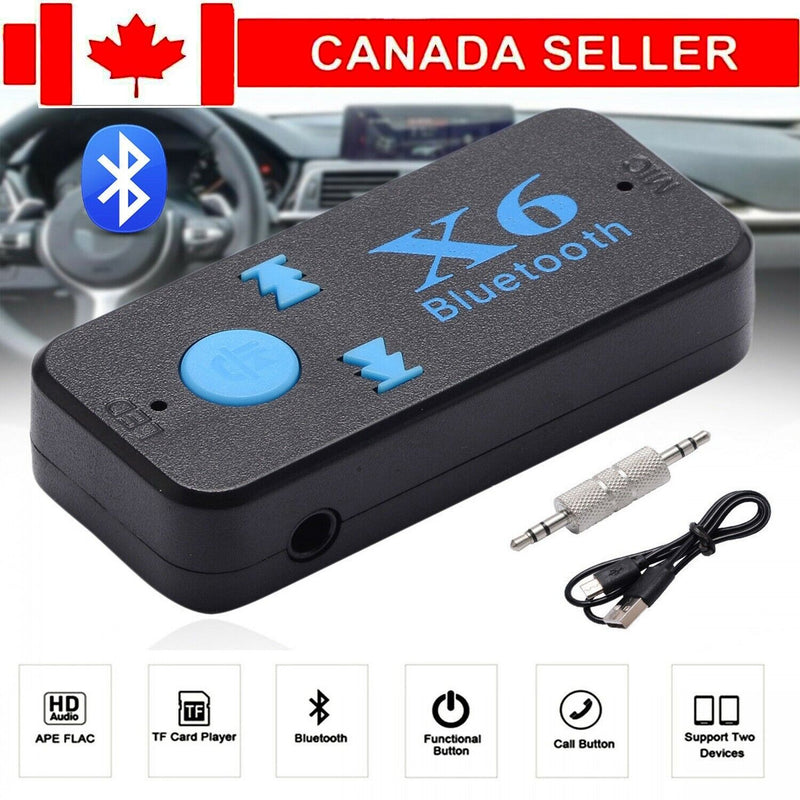 Bluetooth Audio Adapter Car Receiver AUX Cable Car 3.5mm Jack Receiver Music