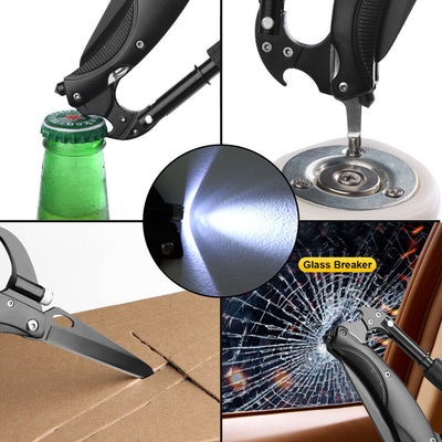 7 IN 1 EDC Tactical Knives Survival Gear with Gift Box for Men Outdoor Camping