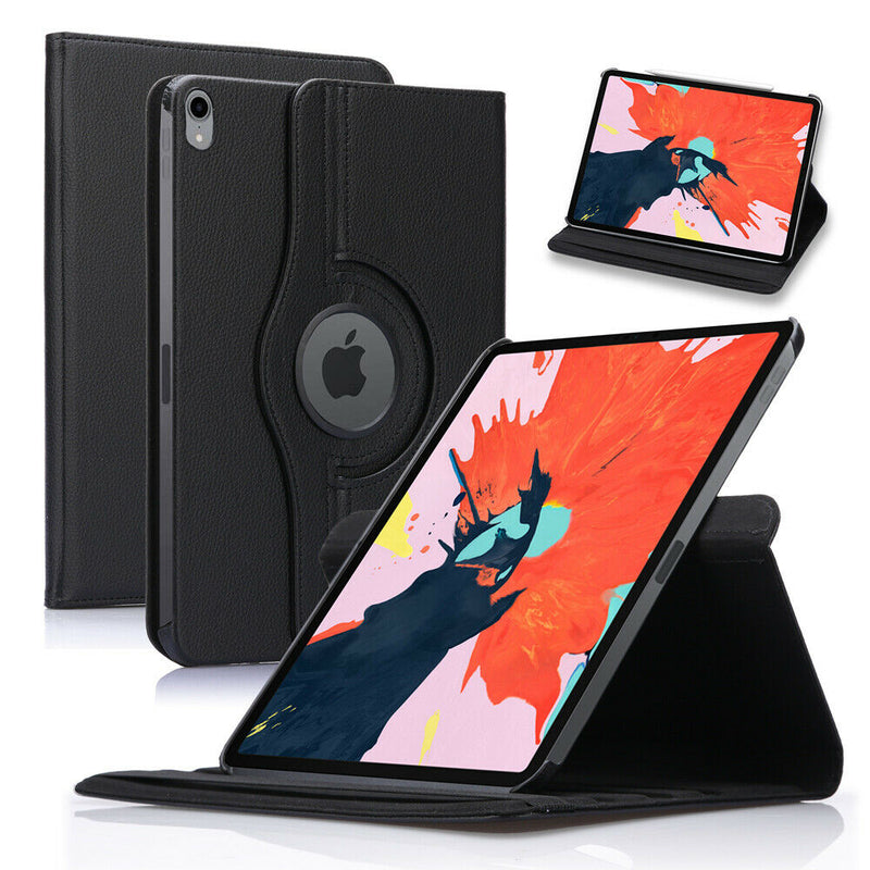 For iPad Pro 11", 12.9" 2020 360 Smart Leather Swivel Case with Auto Sleep/Wake