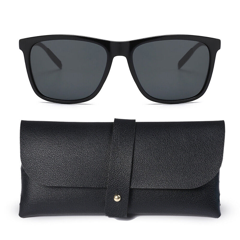 100% UV Blocking Lightweight HD Polarized Sunglasses with Classic Leather Case