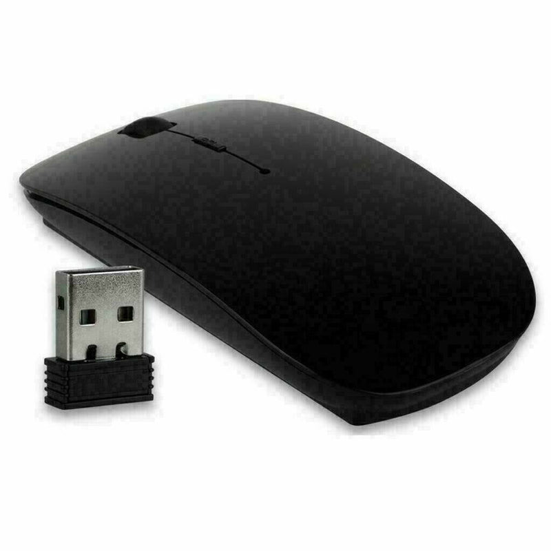 NEW 2.4 GHz Optical Wireless Mouse Mice + USB Receiver Ergonomic for Laptop PC
