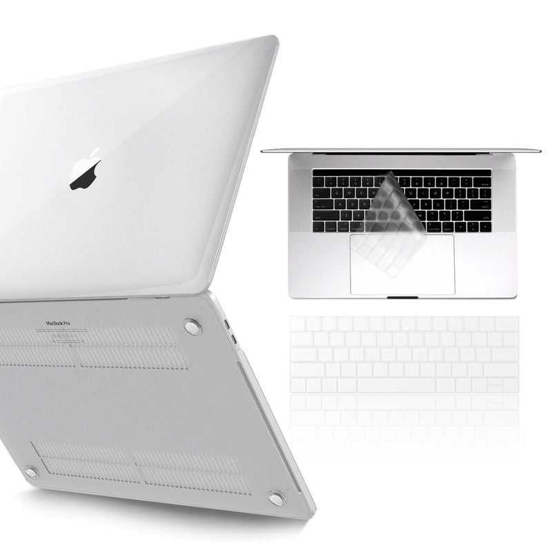 Hard Crystal Clear Case Shell 2016-2022 Cover for MacBook Pro 13 14 15 16 inch