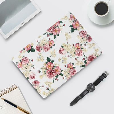 MacBook Pro 13" 2020 Flower Pattern Hard Case w/ Keyboard Cover,Screen Protector