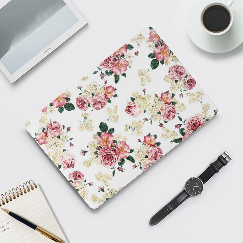 MacBook Pro 13" 2020 Flower Pattern Hard Case w/ Keyboard Cover,Screen Protector