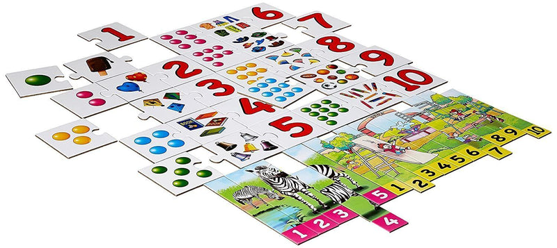 Creative Read Match &amp; Practice - Numbers Board Book Paper &amp; Board Game Gift