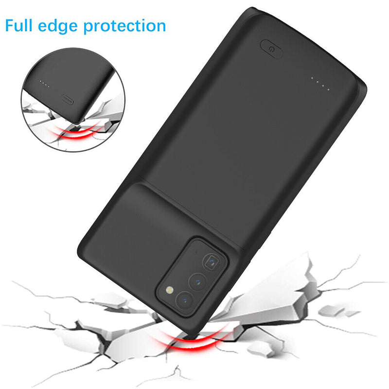 Battery Case + 2x Screen Protector + 2x Lens Protector for Galaxy S21 S21+ S21U