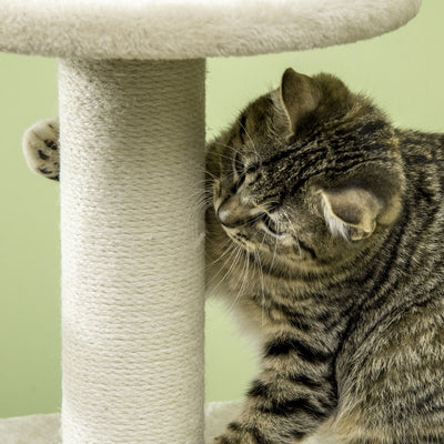 Cat Tree Activity Center w/ Jute Scratching Post, Condo, Hanging Ball Toy