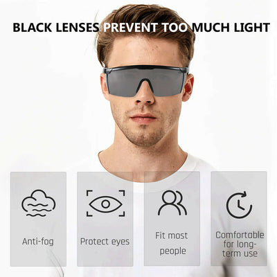 ADJUSTABLE (2020 model) Safety Glasses w/ Anti-Fog&Anti-Scratch&Wrap-Around Lens