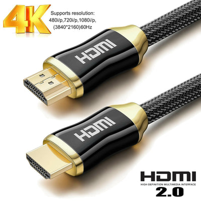 2-PACK 8K HDMI 2.1 Cable 48Gbps 8K@120Hz Dolby Vision HDCP 2.2, 4:4:4 HDR, eARC