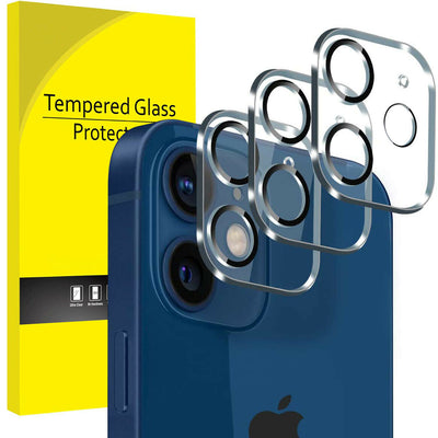 CA iPhone 12 Series Crystal Clear TPU Case+3X Tempered Glass+3X Camera Lens Film