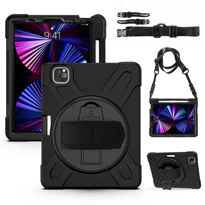 [Support Pencil Charging] Shockproof Rugged Case w/Kickstand for iPad Pro 11inch