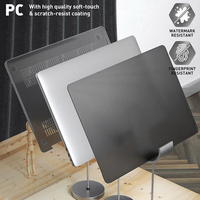 Smooth Matte Black Hard Case for Older Version MacBook Pro 15" A1398 with Retina