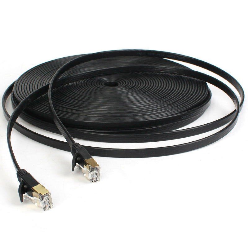 Long Cat 7 Ethernet Shielded(STP) 10GB Fastest Network Cable - 25FT