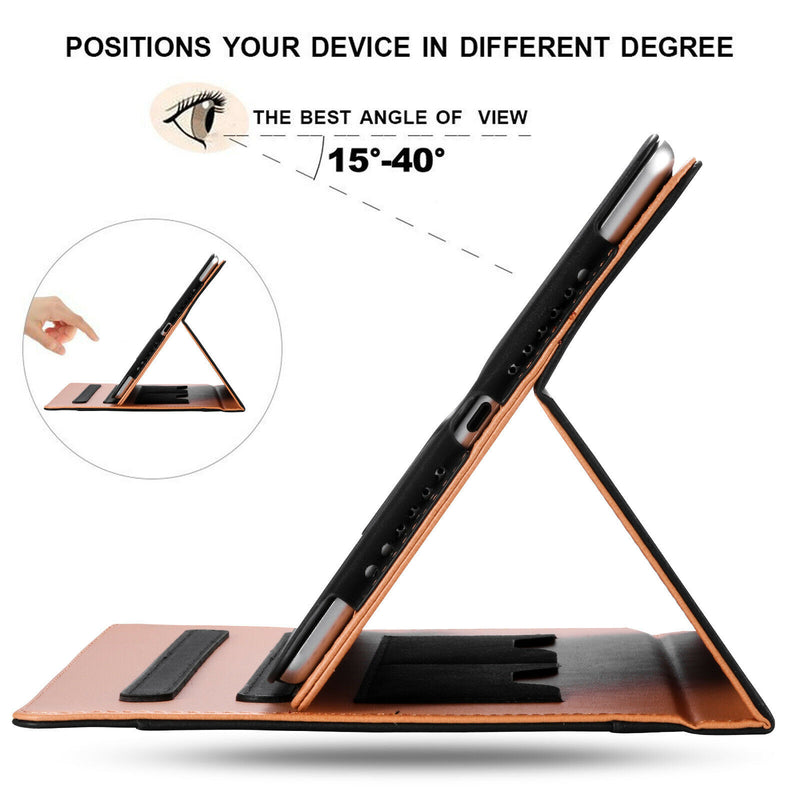 For Apple iPad Air 4th 10.9" A2324/A2325/A2072 Leather Folding Folio Stand Case