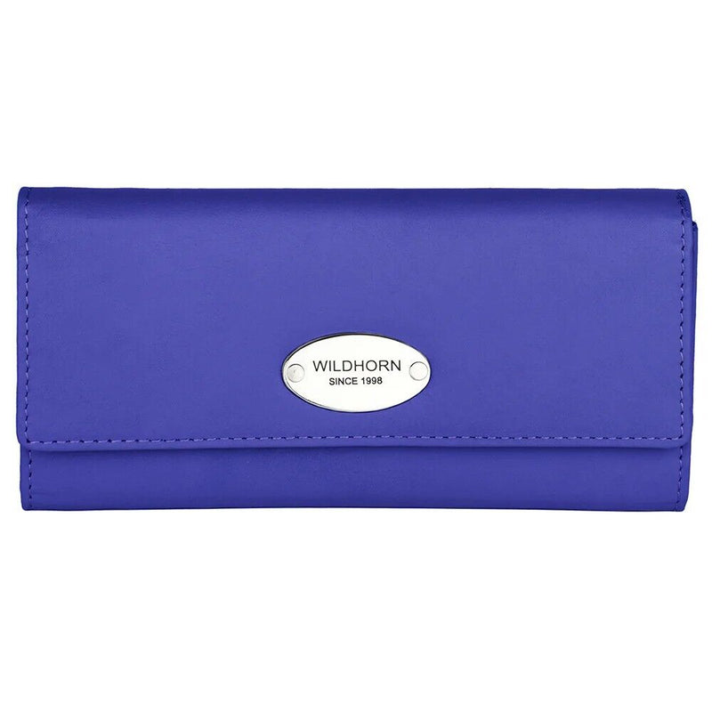 100% Genuine Leather Wallets Ladies Clutch Purse Wallets With RFID Blocking CA