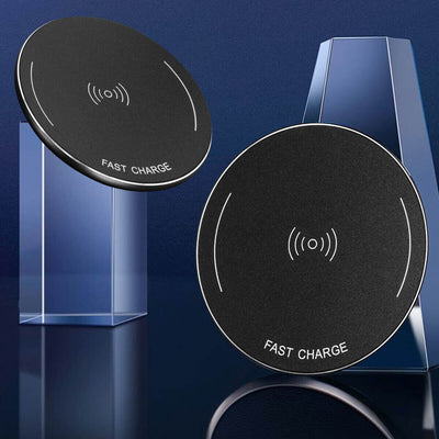 Qi-Certified 10W Max Wireless Charging Pad for iPhone 12 11 Xs, Galaxy S21U S20+