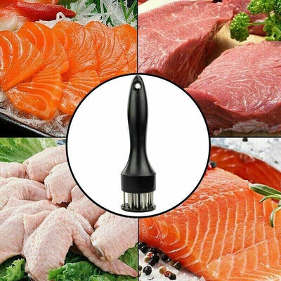 Meat Tenderizer Kitchen Steak Hammer Pin Beef Stainless Steel Needles Cook Tool