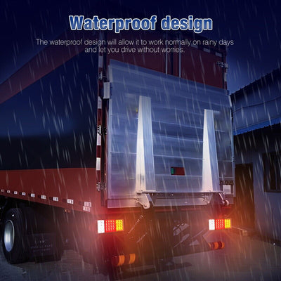 title" content="2pcs 12V LED Waterproof Tail Lights Kit RV Camper Trailer Truck Rear Turn Signal"