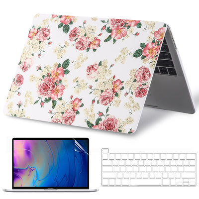 3 IN 1 Rubberized Shell+KB Cover+LCD Film for MacBook 13" A2338 M1, A2289, A2251
