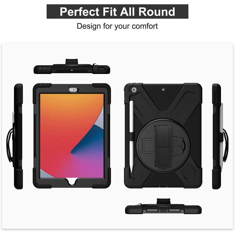 Heavy Duty Shockproof Rugged Protective Kids Case for iPad 8th 2020 / 7th 2019